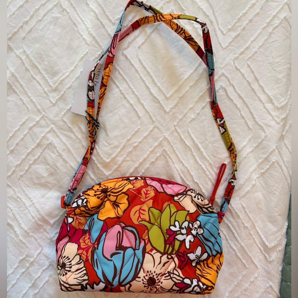 Vera Bradley Floral Multi-Color Crossbody Camera Bag